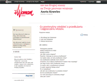 Tablet Screenshot of anetastyl.blog.iwoman.pl